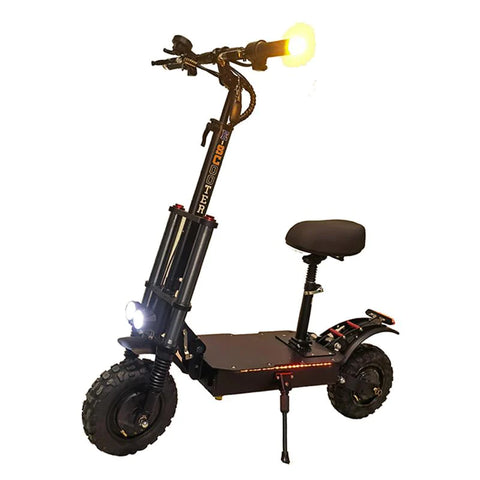 4000w Dual Wheel Drive Stand Up Scooter SS Off-Road Tire - Soversky