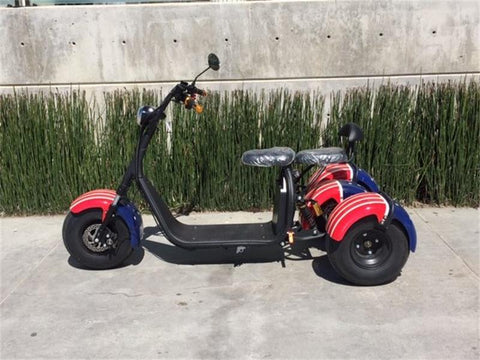 Electric Fat Tire Mobility Trike Scooter T7.0 - SoverSky